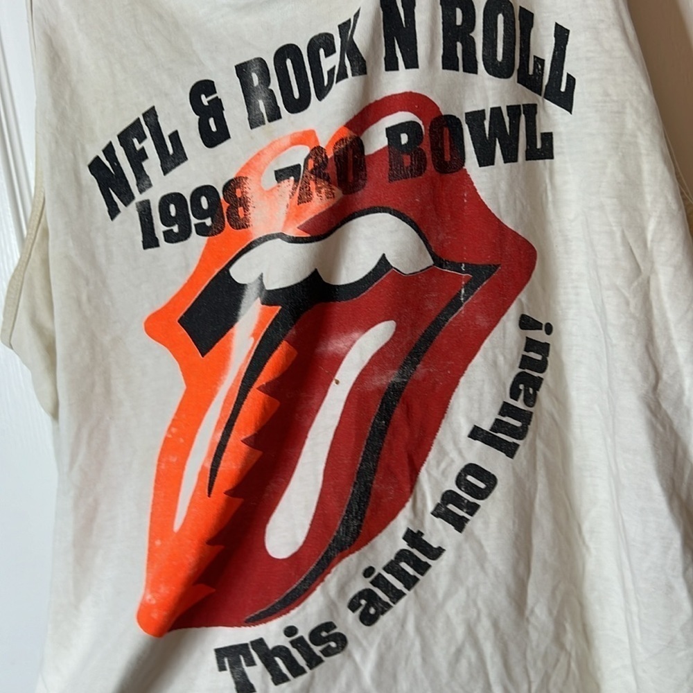 Vintage, 1998 NFL Pro Bowl - Rolling Stones tank top - RARE! - Picture 2 of 6